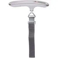 Emos Balance digitale suspendue, balance pour valise avec fonction de pesée, sangle, écran LCD, max 50kg, précision 10g, piles fournies, EV020