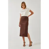 Bianco Lucci Jupe marron