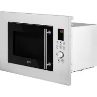 Ecg MTD 2390 VGSS Four à micro-ondes encastrable, Volume 23 l, Cuisson combinée, chauffage + grill, Puissance 900W, puissance grill 1000W, Bruit : 63 dB
