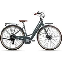 Adriatica E-retro 28´´ Electric Bike Vert,Gris One Size / 350Wh