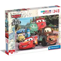 Clementoni - Puzzle maxi Disney Cars 24 elementy - Oficjalny produkt premium