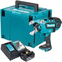 Makita DTR 181 RT1J Connecteur de ferraillage sans fil 18 V 0,8 mm Brushless + 1x batterie 5,0 Ah + chargeur + Makpac