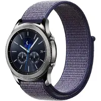 IMoshion Bandeau en nylon pour Samsung Galaxy Watch 3 (45 mm) / Watch (46 mm) / Gear S3 Frontier / Gear S3 Classic (22 mm) - Paars
