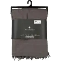 Atmosphera Bed Blanket 250x230 Cm Gris