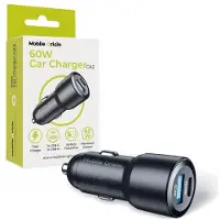 Mobile Origin FRL-CCH60W-01, voiture, allume-cigare, noir