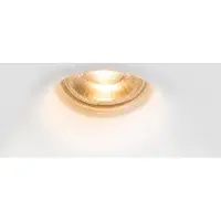 QAZQA Spot encastrable intelligent blanc 12 cm rond avec Wifi GU10 50mm - Gypsy