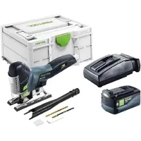 Festool Scie sauteuse pendulaire sans fil PSC 420 EB-Basic 18 V 120 mm Brushless + 1 batterie 5,0 Ah + chargeur + Systainer