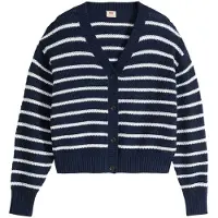 Levi's Cardigan bleu marine / blanc