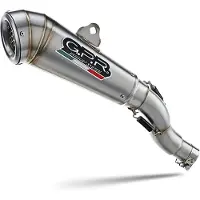 Gpr Exclusive Powercone Evo Cf Moto 700 Cl-x Adv 25-26 Homologated Slip On Muffler Argenté Homologated