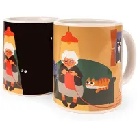 Kikkerland Cat Lady Morph Mug, Tasse, Multicolore