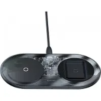 Baseus 2in1 Wireless Charger pour téléphone + airpods (WXJK-A01) Transparent