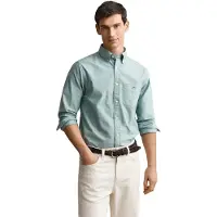 Gant Oxford Regular Fit Long Sleeve Shirt Vert S Homme