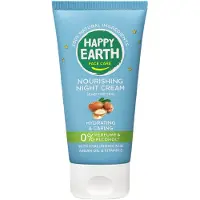 Happy Earth Crème de Nuit Nourrissante à l'Aloe Vera et aux Prébiotiques 50 ml Crème