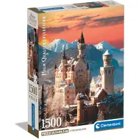Clementoni Puzzle CLE 1500 Compact Neuschwanstein 31716