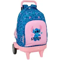 Safta Sac à Dos à Roulettes Compact Evolutive Extraible Stitch Lio 33l 33x22x45 Cm