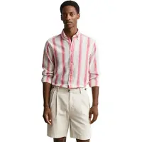 Gant 3260075 Linen Regular Fit Long Sleeve Shirt Blanc 3XL Homme