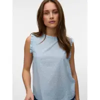 Vero Moda Chemisier 'VMTrine' bleu clair