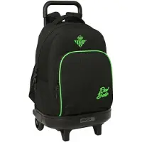 Safta Sac à Dos à Roulettes Compact Extraible Real Betis Balompie 33l 45x33x22 Cm