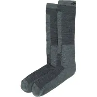 Lundhags Merino Trekking Sock High, chaussettes de randonnée, unisexe, gris