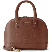 Lazarotti Cuir sac à main sac à épaule bandoulière Bologna Leather Handbag Brown 2 brun