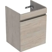 Geberit Renova Plan armoire sous lavabo, avec un tiroir et un tiroir intérieur, 48,4x60,6x40,7cm, 501.904.00.1