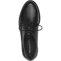 Tamaris chaussures basses à lacets en noir, taille 36
