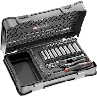 Facom Coffret clé à cliquet + douilles longues 1/4'' R.2BLPB