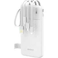 Dudao K11 Pro 20000 mAh Powerbank avec câbles intégrés - Blanc