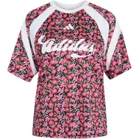 Adidas T-shirt fonctionnel 'x Farm Rio House Of Tiro' rose clair / canneberge / noir / blanc