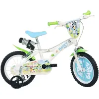 Dino Bikes 14'' Bluey vélo Blanc 4-6 Years garçon Blanc 4-6 Years