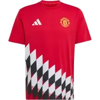 Adidas Manchester United Stadium Graphic Short Sleeve T-shirt Rouge S Homme