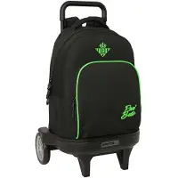 Safta Sac à Dos à Roulettes Compact Evolutive Extraible Real Betis Balompie 33l 44x32x16 Cm