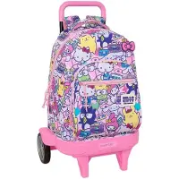 Safta Compact Evolutive Extraible Hello Kitty & Friends 33l 45x33x22 Cm Wheeled Backpack Rose Enfants
