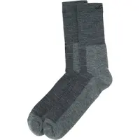 Lundhags Merino Trekking Sock Mid, chaussettes de randonnée, unisexe, gris