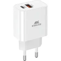 Rivacase PS4102 W00 chargeur d'appareils mobiles Universel Blanc Secteur Charge rapide Intérieure