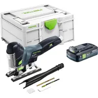 Festool Scie sauteuse pendulaire sans fil PSC 420 EB-Basic 18 V 120 mm Brushless + 1 batterie 4,0 Ah + Systainer - sans chargeur