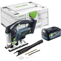 Festool Scie sauteuse pendulaire sans fil PSBC 420-Basic 18 V 120 mm Brushless + 1 batterie 5,0 Ah + Systainer - sans chargeur