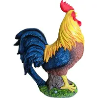 Relaxdays Figurine de poule de jardin