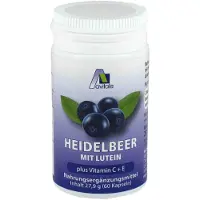 Avitale Gélules de myrtille + lutéine + C + E, 60 capsules