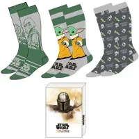 Cerda Star Wars Hommes, Chaussettes, - Socken, 3er-Pack, grün, Vert, (Lot de 3, 38 - 45)
