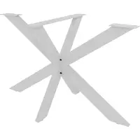 CLP Pieds de table Biloxi en forme d'étoile,blanc M