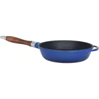 Lava Poêle à frire - 24 cm - 2,0 litres - Fonte - Bleu