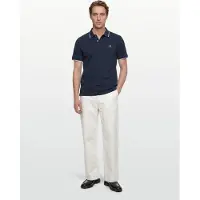 Hackett pour homme. HM5600136 Polo Heritage Fit Classic navy (S), Casuel, Coton, Manche courte, Marine