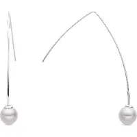 Luxenter Boucles d'oreilles 'Gesis' blanc perle