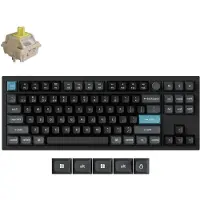 Keychron Q3 Ultra 8K, filaire et sans fil, Bluetooth, commutateur mécanique, QWERTY, LED RVB, noir
