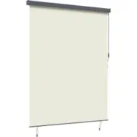 vidaXL Store , couleur crème, 220 x 250 cm, tissu et aluminium