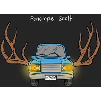 NEWS Penelope Scott - Hazards - White & Black A-Side/B-Side [Vinyl] Explicit, White,