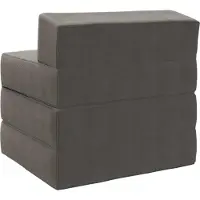 vidaXL Canapé-lit pliable Gris clair 200 x 70 x 10 cm