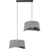 Rabalux 72190 Lampes suspendues Farelia E27 2x MAX 10 métal feutre noir