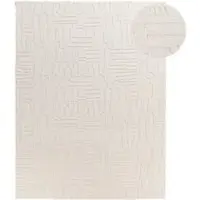 Tapis.fr Tapis moderne Tokko crème 160x220 cm